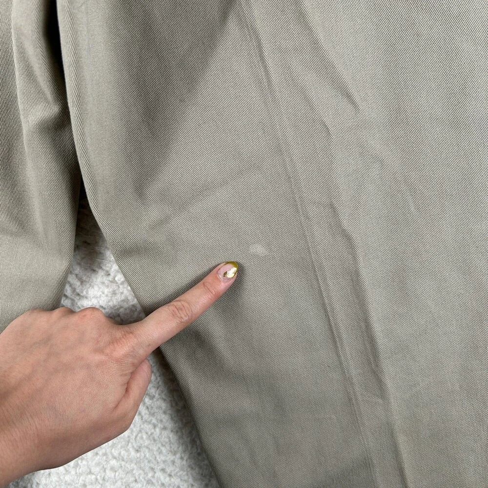 IZOD Pants Mens 35x30 Beige Wrinkle Free American Chino Pleated Cuffed